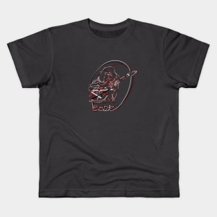 Eddie lineart Kids T-Shirt